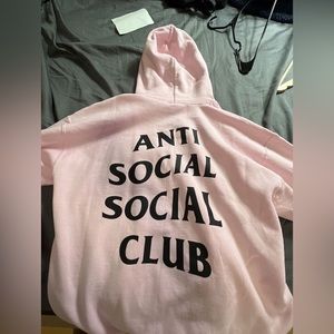 Anti Social Social Club Gran Turismo Hoodie Pink